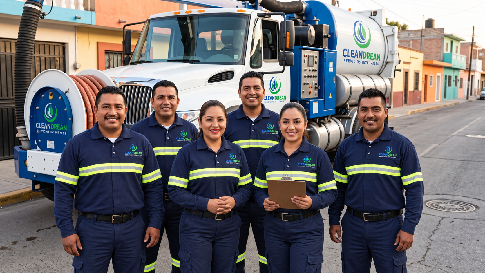 Visión CLEANDREAN - Flotilla de camiones Vactor de desazolve en México
